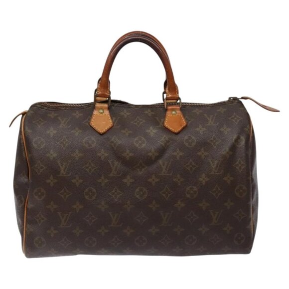 LOUIS VUITTON Monogram Speedy 35 Hand Bag - Picture 2 of 16